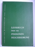 Lehrbuch über die Personenbeschreibung, DDR 1960