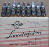 Lineatorfedern, Schreibfedern, DDR 60-er Jahre, unbenutzt, #2