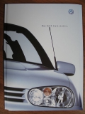 VW Golf, Volkswagen Cabriolet, Prospekt von 1999, #15