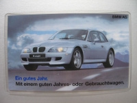Kalender, Taschenkalender BMW M Coupe, 1999