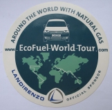 EcoFuel-World-Tour, Landirenzo, Official Sponsor, Aufkleber VW Caddy