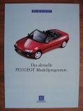 Peugeot, Das aktuelle Modellprogramm, 106, 306, 405, 605, 806, Prospekt von 1996, #150