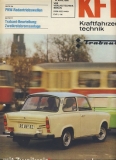 KFT Heft 4/ 1980, Opel Kadett, Trabant 601, Vespa-Car P2, Tribotechnik