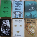 Preview: Michail Scholochow, Anton Tschechow, Tschingis Aitmatow, Ilja Kremljow, 12 Bücher DDR, nr16