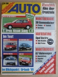 8/ 1991, Der Deutsche Straßenverkehr, Renault R5, Mitsubishi Colt