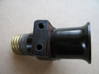 Preview: Adapter mit Steckdosen, für Lampenfassung, E27, Bakelit, #1