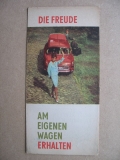 Prospekt Deutsche Versicherungs- Anstalt, DDR 1966, Skoda 1000 MB, Kasko