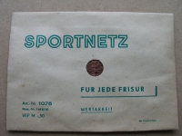 Haarnetz, Sportnetz, DDR 70-er Jahre