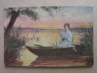 H. Hermanns, In stiller Einsamkeit, Ansichtskarte, 1920