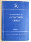 Betriebsanleitung IFA W 50 L, 1967
