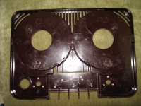 Preview: Abdeckung, Oberteil und Drehknöpfe, Tonbandgerät Smaragd