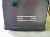 Preview: Vorschalttransformator für Spiegelscheinwerfer 723, Theater, DDR