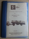 Bedienanweisung Auflieger Tankwagen MINOL, HLS 100.45/2, DDR 1981