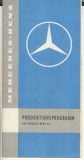 Produktionsprogramm Daimler- Benz AG, 50-er Jahre