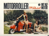 Motorroller TROLL 1, Prospekt, MZ, 1964