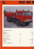 Prospekt JELCZ Feuerwehr, um 1980