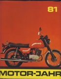 Motor-Jahr, DDR 1981, MZ ETZ, Simson S 51, Honda CX 500, Jawa, ARO