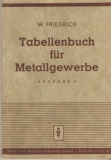 Tabellenbuch für Metallgewerbe, 1947