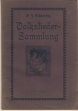 Volkslieder- Sammlung, 1928, Aschaffenburg