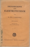 Grundbegriffe der Elektrotechnik, 1929