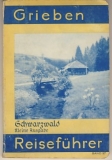 Grieben Reiseführer Schwarzwald, 1935