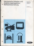 Ablieferungsinspektion, Werkstattausrüstung, 1999