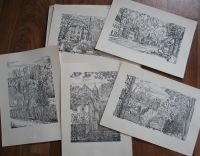 Preview: Federzeichnungen von Joachim Fröhlich, Tharandt, DDR 1984