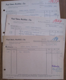 Paul Stein Rochlitz, 3 Rechnungen 1951/ 52, #kr13