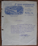 Guido Schneider Maschinenfabrik Rochlitz, Zeugnis 1925, #kr5