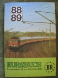 Kursbuch Binnenverkehr, DR, Deutsche Reichsbahn, 1988/ 89