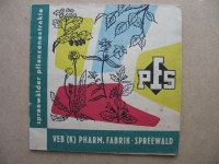 Prospekt Spreewälder Pflanzenextrakte, VEB Pharm. Fabrik Gröditsch Kreis Lübben, 1963