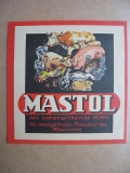 Werbeblatt MASTOL, Höpfner & Co. Gera, Bei mangelnder Fresslust des Mastviehs, 1958