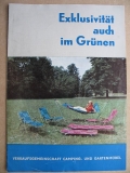 Prospekt Verkaufsgemeinschaft Camping-und Gartenmöbel, Schlotheim DDR, 1969