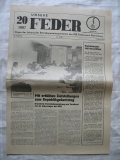 UNSERE FEDER, Nr. 20 1987, VEB Federnwerk Marienberg