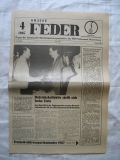 UNSERE FEDER, Nr. 4 1987, VEB Federnwerk Marienberg