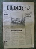 UNSERE FEDER, Nr. 10, 1988, VEB Federnwerk Marienberg