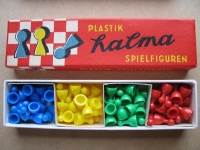 Halma Spielfiguren, Spielsteine VERO, Plastik, DDR, unbenutzt