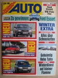 12/ 1990, Der Deutsche Straßenverkehr, Test Ford Escort, Test VW Polo