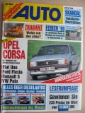 6/ 1990, Der Deutsche Straßenverkehr, Test Opel Corsa Swing, Horch