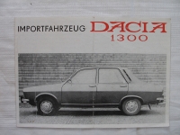 Prospekt DACIA 1300, 1973