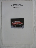 Preisliste LADA, alle Modelle, um 1990, Preise, Ausstattung, Farben