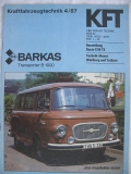 4/ 1987, BARKAS- Transporter B 1000, Dacia 1310 TX, Opel Omega