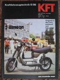 8/ 1986, SIMSON- Roller SR 50 B4, JAWA Enduros