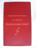 Sicherheitsvorschriften für elektrische Hochspannungs-Anlagen, 1898