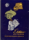 Katalog Elektromotorenwerk Grünhain Sachsen, 50-er