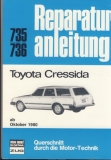 Reparaturanleitung Toyota Cressida, ab Oktober 1980