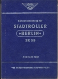 Stadtroller Berlin IWL  SR 59, Betriebsanleitung, 1961