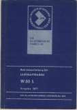 Betriebsanleitung IFA W50 L, 1971