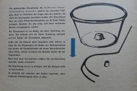 Gebrauchsanleitung Universalküchenmaschine KOMET KM4, KM 4, 1961, Teil 1