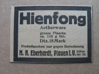 Hienfong Aetherware, M.H. Eberhardt Plauen, 1919